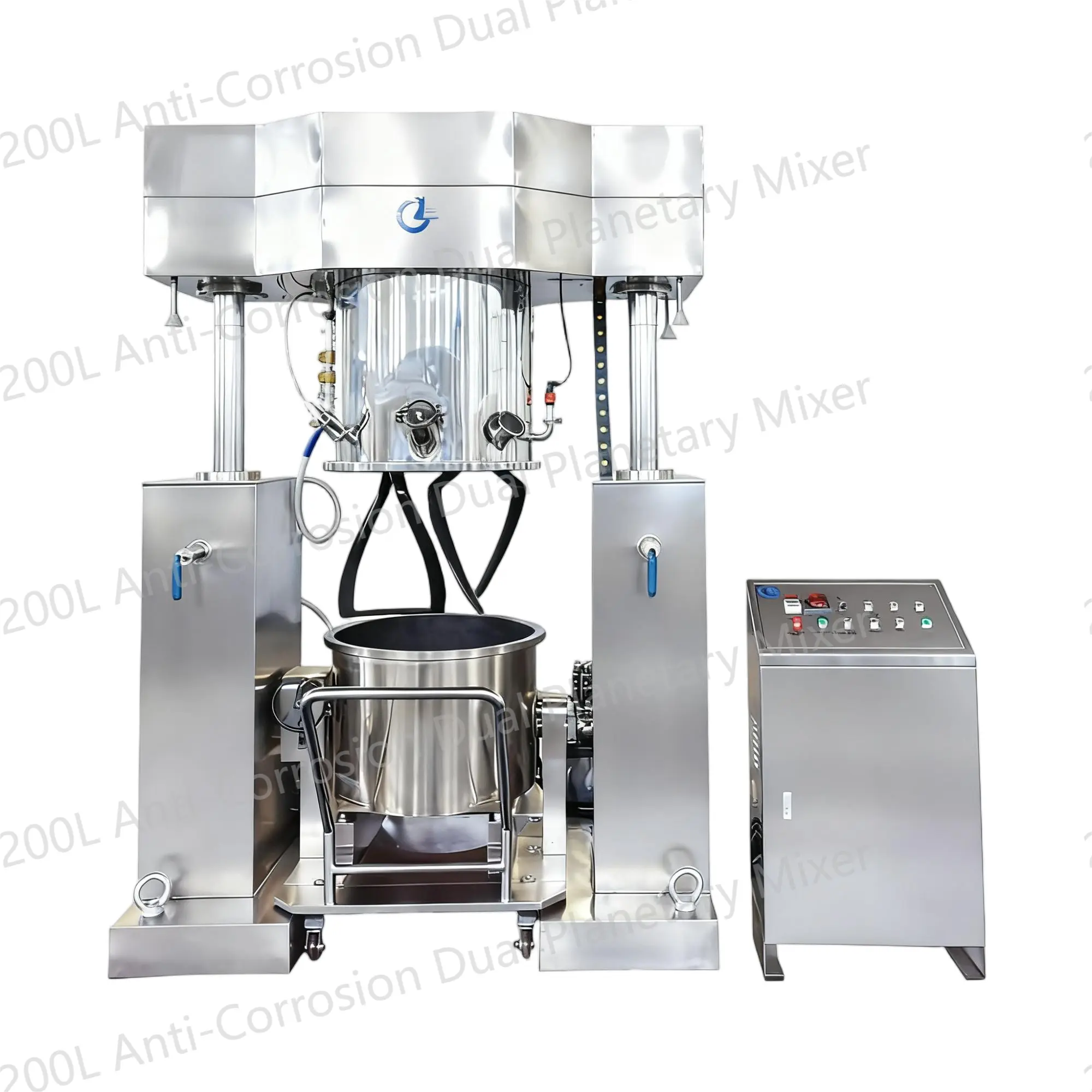 200 л антикоррозионный двойной планетарный миксер